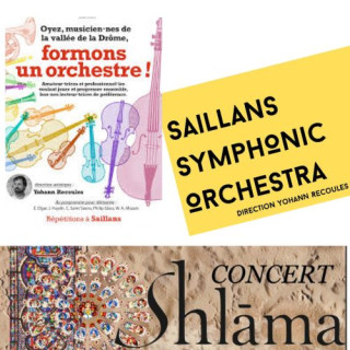 SAILLANS SYMPHONIC ORCHESTRA  & TRIO SHLĀMA