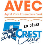 Se loger à Crest, 2 listes aux municipales s'expriment : "AVEC"  vs "Crest au Cœur"