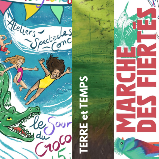 Sourire du Crocodile | Marche des Fiertés | Expo Terre et Temps